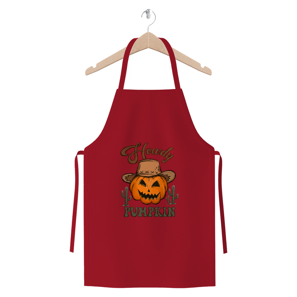 HOWDY PUMPKIN Premium Jersey Apron - DirectlyPersonalised
