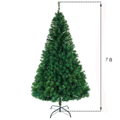 7ft 1100 Branch Christmas Tree - Decorative Christmas Tree 210cm - DirectlyPersonalised