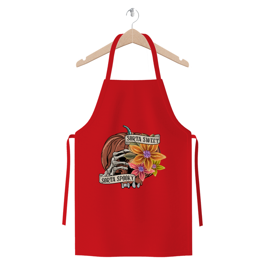 SORTA SWEET - SORTA SPOOKY Premium Jersey Apron - DirectlyPersonalised
