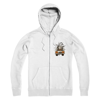 LETS GET SPOOKY Premium Adult Zip Hoodie - DirectlyPersonalised