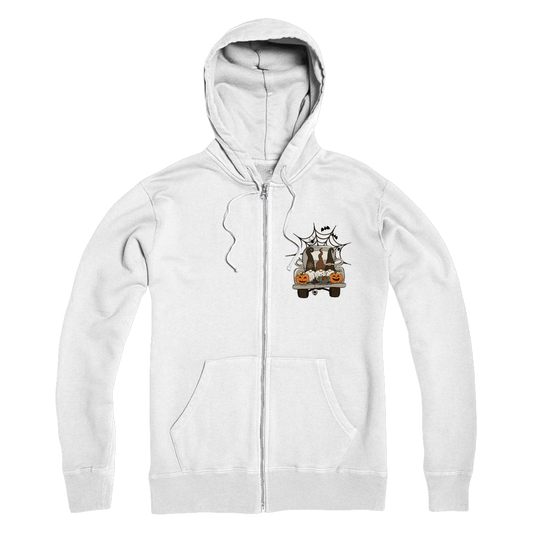 LETS GET SPOOKY Premium Adult Zip Hoodie - DirectlyPersonalised
