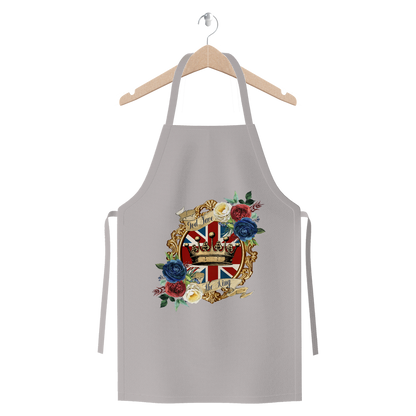 GOD SAVE THE KING Premium Jersey Apron - DirectlyPersonalised