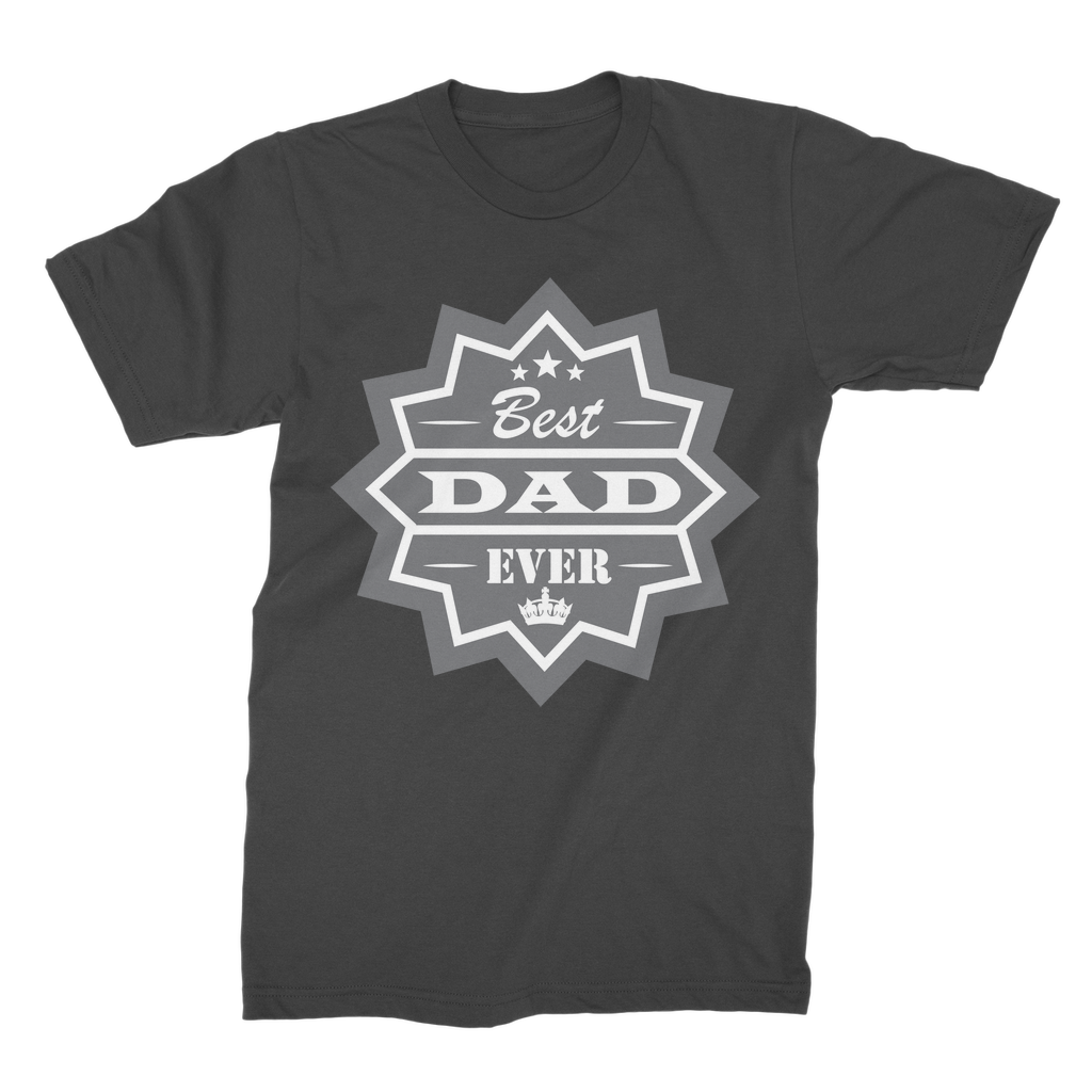 Best Dad Ever Premium Jersey Men's T-Shirt - DirectlyPersonalised