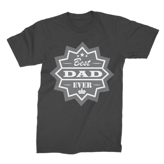 Best Dad Ever Premium Jersey Men's T-Shirt - DirectlyPersonalised