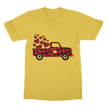 Love Truck Classic Heavy Cotton Adult T-Shirt - DirectlyPersonalised