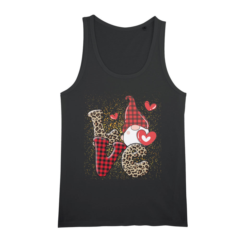 Ladies Valentine Design Organic Jersey Womens Tank Top - DirectlyPersonalised