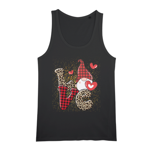 Ladies Valentine Design Organic Jersey Womens Tank Top - DirectlyPersonalised