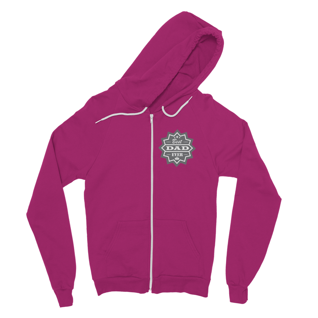Best Dad Ever Classic Adult Zip Hoodie - DirectlyPersonalised