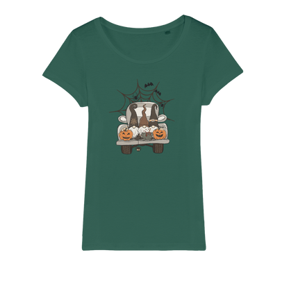 LETS GET SPOOKY Organic Jersey Womens T-Shirt - DirectlyPersonalised