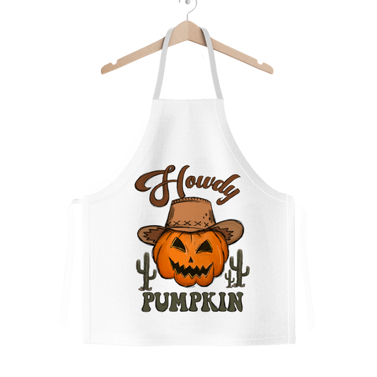 HOWDY PUMPKIN Classic Sublimation Adult Apron - DirectlyPersonalised