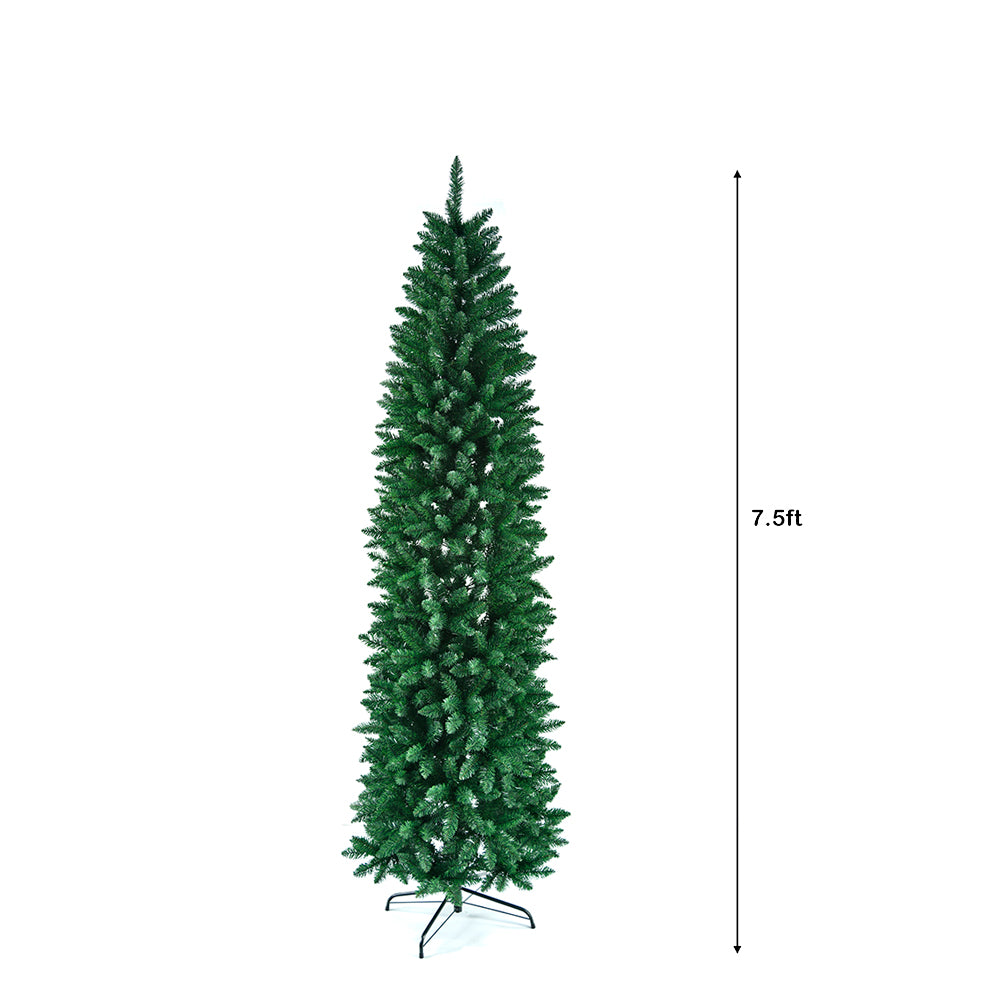 7.5ft Pointed PVC Pen Style Shaped Christmas Tree - DirectlyPersonalised