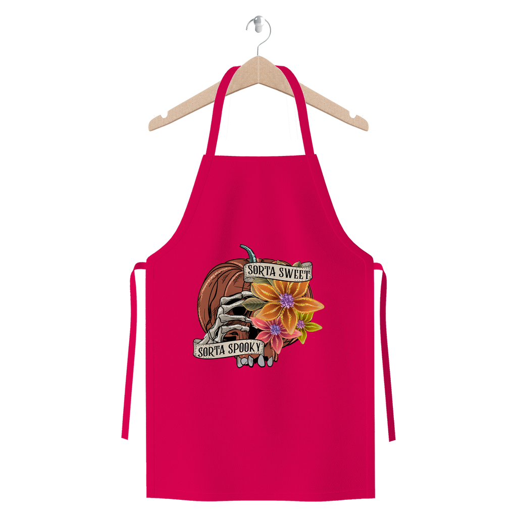 SORTA SWEET - SORTA SPOOKY Premium Jersey Apron - DirectlyPersonalised