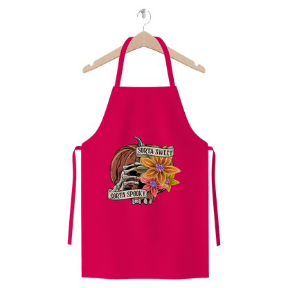 SORTA SWEET - SORTA SPOOKY Premium Jersey Apron - DirectlyPersonalised