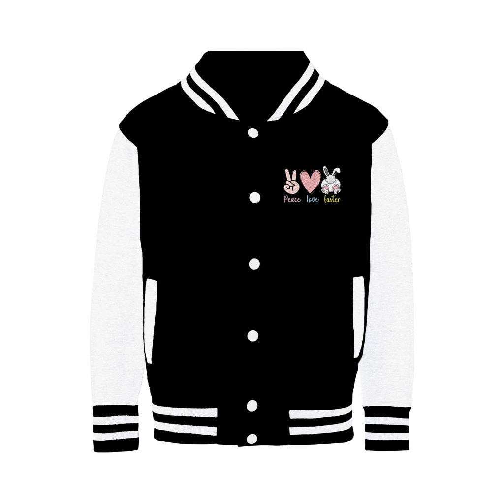 PEACE LOVE EASTER Varsity Jacket - DirectlyPersonalised