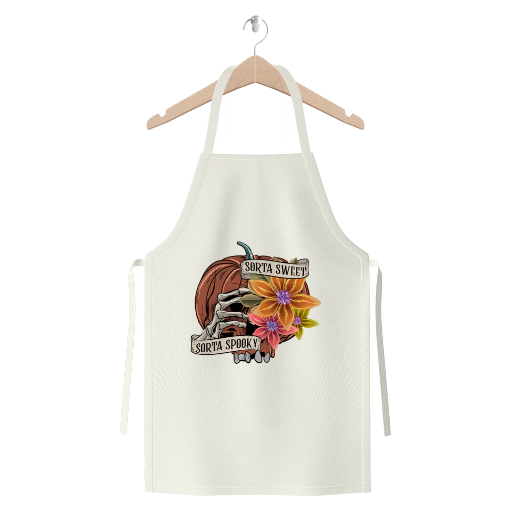 SORTA SWEET - SORTA SPOOKY Premium Jersey Apron - DirectlyPersonalised