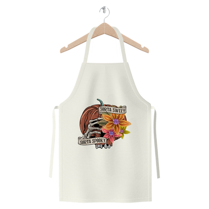 SORTA SWEET - SORTA SPOOKY Premium Jersey Apron - DirectlyPersonalised