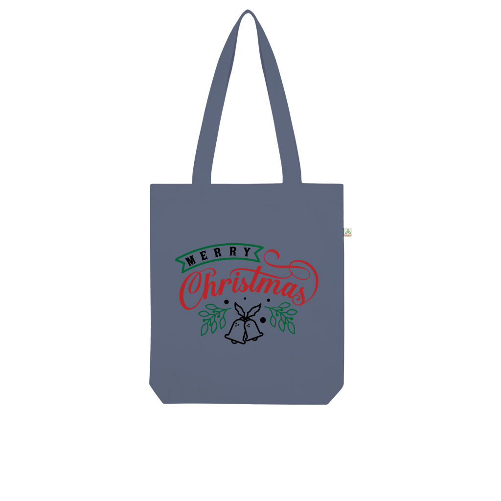 Merry Christmas Organic Tote Bag - DirectlyPersonalised