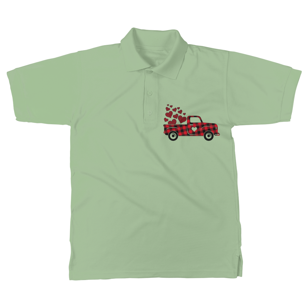 Love Truck Classic Adult Polo Shirt - DirectlyPersonalised