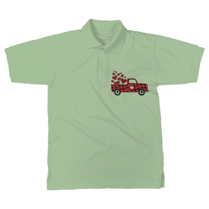 Love Truck Classic Adult Polo Shirt - DirectlyPersonalised
