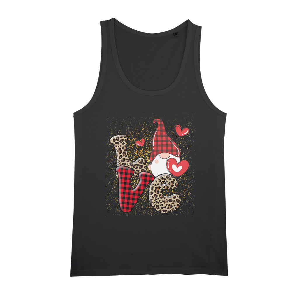 Ladies Valentine Design Organic Jersey Unisex Tank Top - DirectlyPersonalised