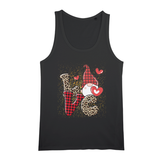 Ladies Valentine Design Organic Jersey Unisex Tank Top - DirectlyPersonalised