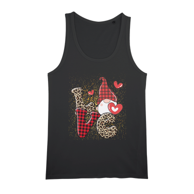 Ladies Valentine Design Organic Jersey Unisex Tank Top