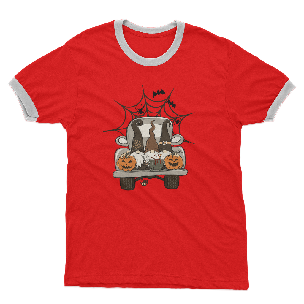 LETS GET SPOOKY Adult Ringer T-Shirt - DirectlyPersonalised