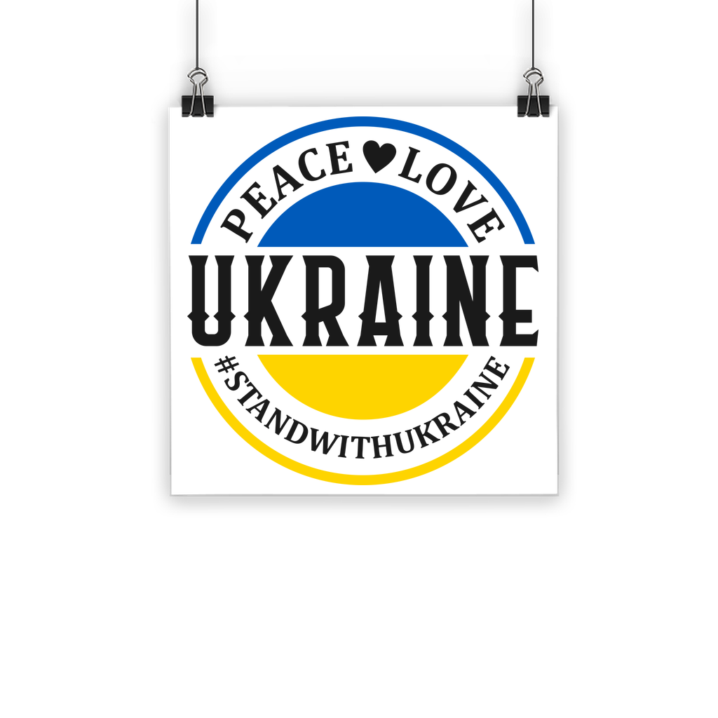 STAND WITH UKRAINE Classic Poster - DirectlyPersonalised