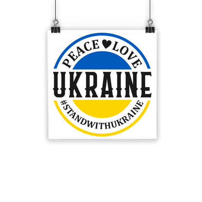 STAND WITH UKRAINE Classic Poster - DirectlyPersonalised