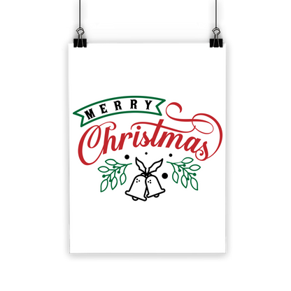 Merry Christmas Classic Poster - DirectlyPersonalised