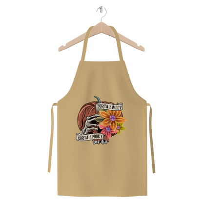 SORTA SWEET - SORTA SPOOKY Premium Jersey Apron - DirectlyPersonalised