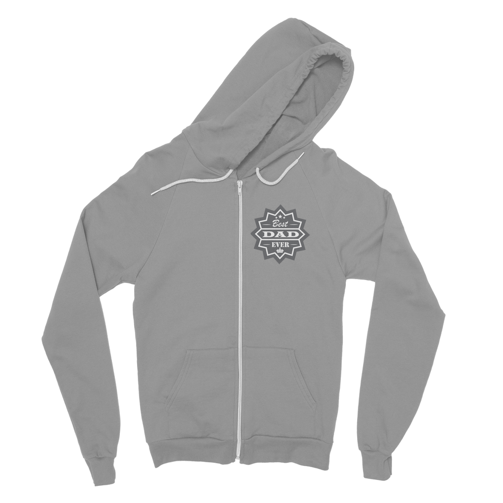 Best Dad Ever Classic Adult Zip Hoodie - DirectlyPersonalised