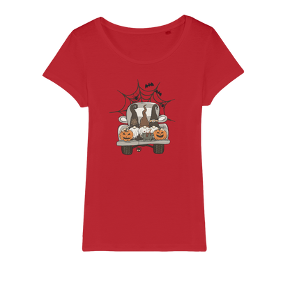 LETS GET SPOOKY Organic Jersey Womens T-Shirt - DirectlyPersonalised