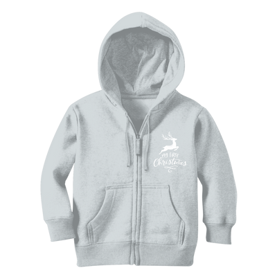 My First Christmas White Classic Kids Zip Hoodie