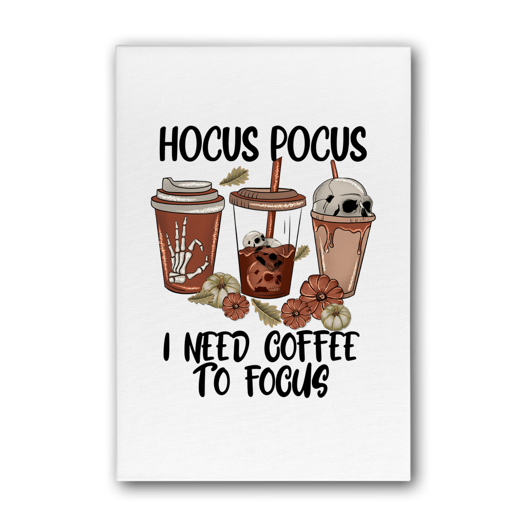 HOCUS POCUS -COFFEE DESIGN Premium Stretched Canvas - DirectlyPersonalised