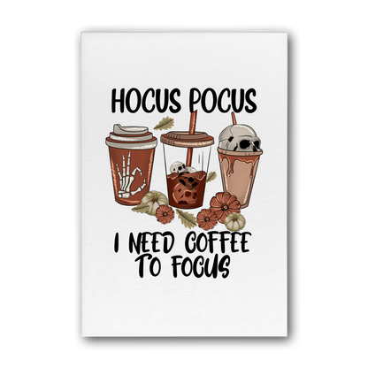 HOCUS POCUS -COFFEE DESIGN Premium Stretched Canvas - DirectlyPersonalised