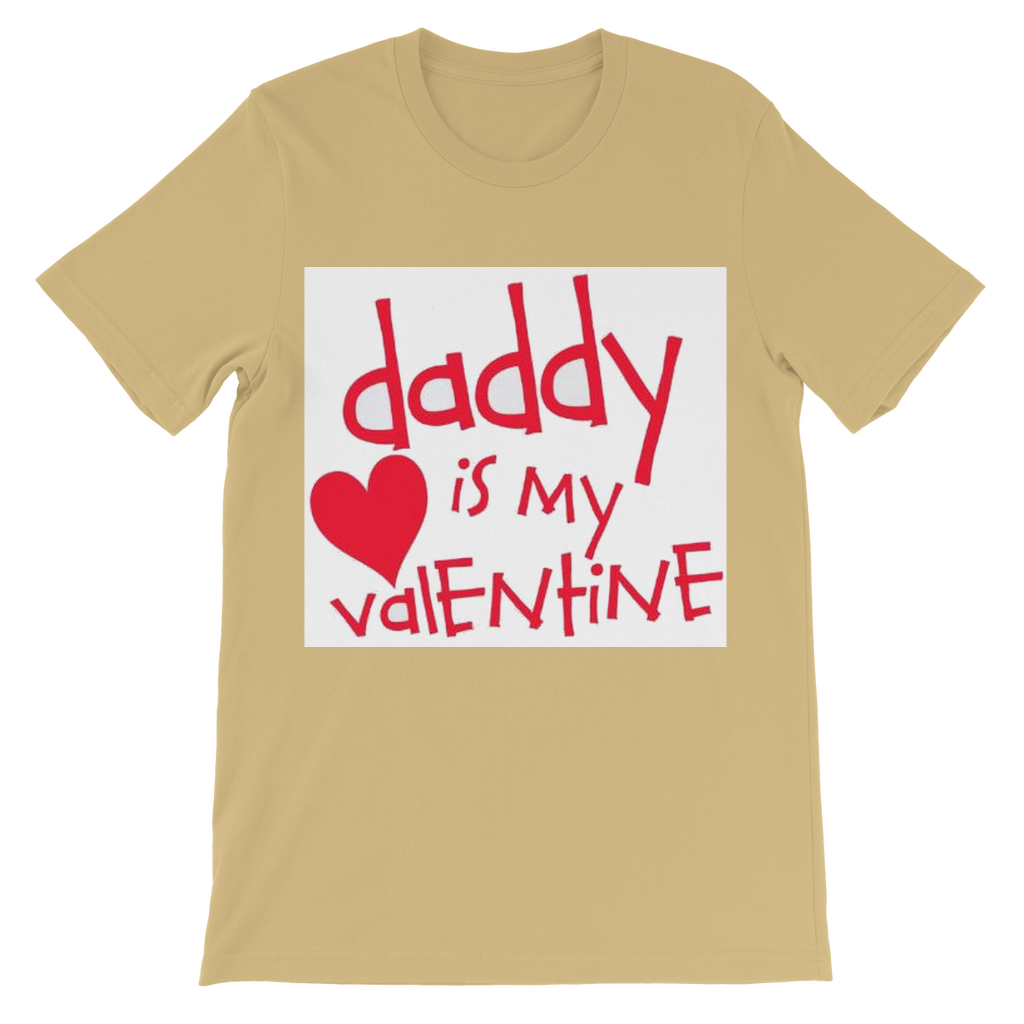 Daddy's my Valentine Classic Kids T-Shirt - DirectlyPersonalised