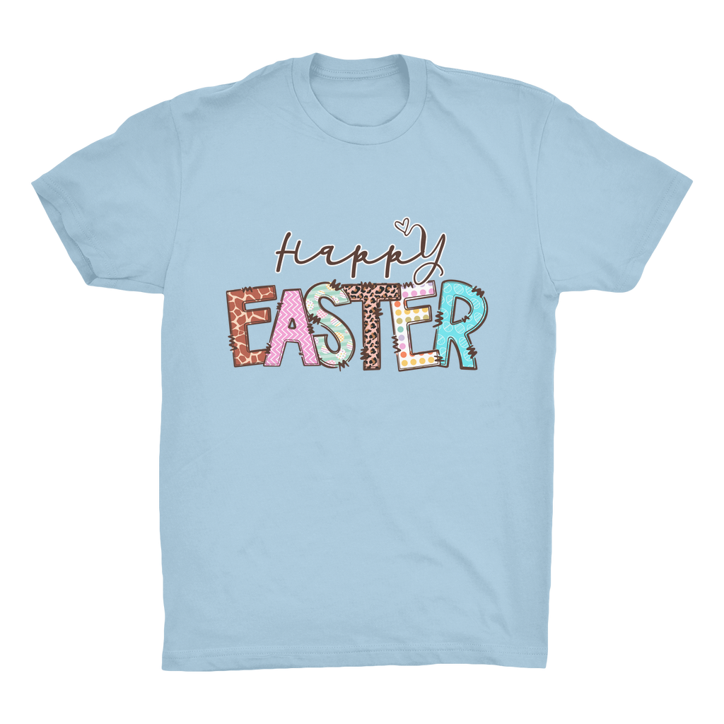 Happy Easter Organic Adult T-Shirt - DirectlyPersonalised