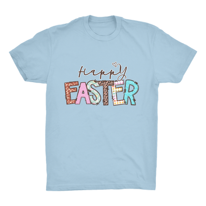 Happy Easter Organic Adult T-Shirt - DirectlyPersonalised