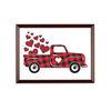 Love Truck Sublimation Wall Plaque