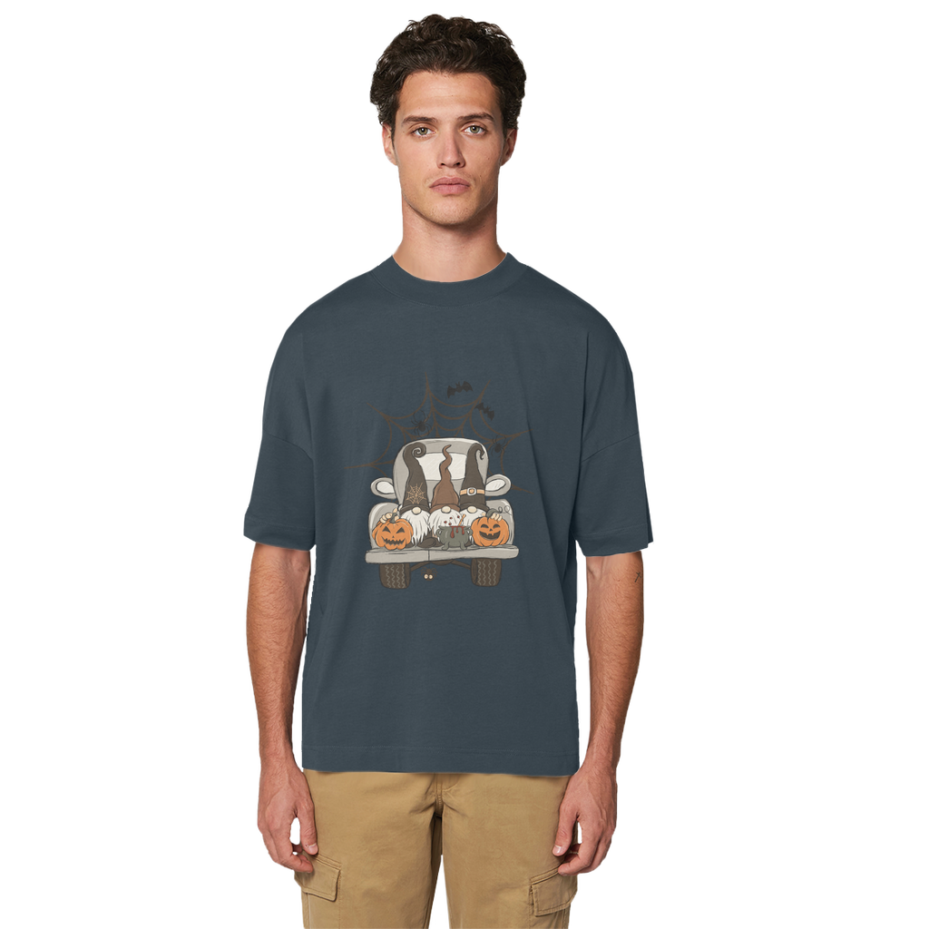 LETS GET SPOOKY Premium Organic Oversized T-Shirt - DirectlyPersonalised