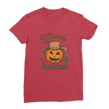 HOWDY PUMPKIN Classic Women's T-Shirt - DirectlyPersonalised
