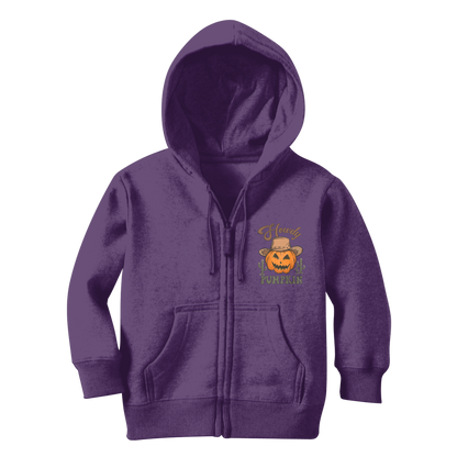 HOWDY PUMPKIN Classic Kids Zip Hoodie - DirectlyPersonalised