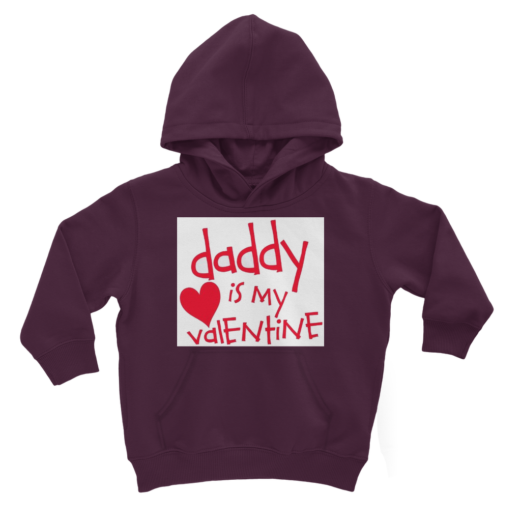 Daddy's my Valentine Classic Kids Hoodie - DirectlyPersonalised