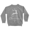 My First Christmas White Classic Kids Sweatshirt