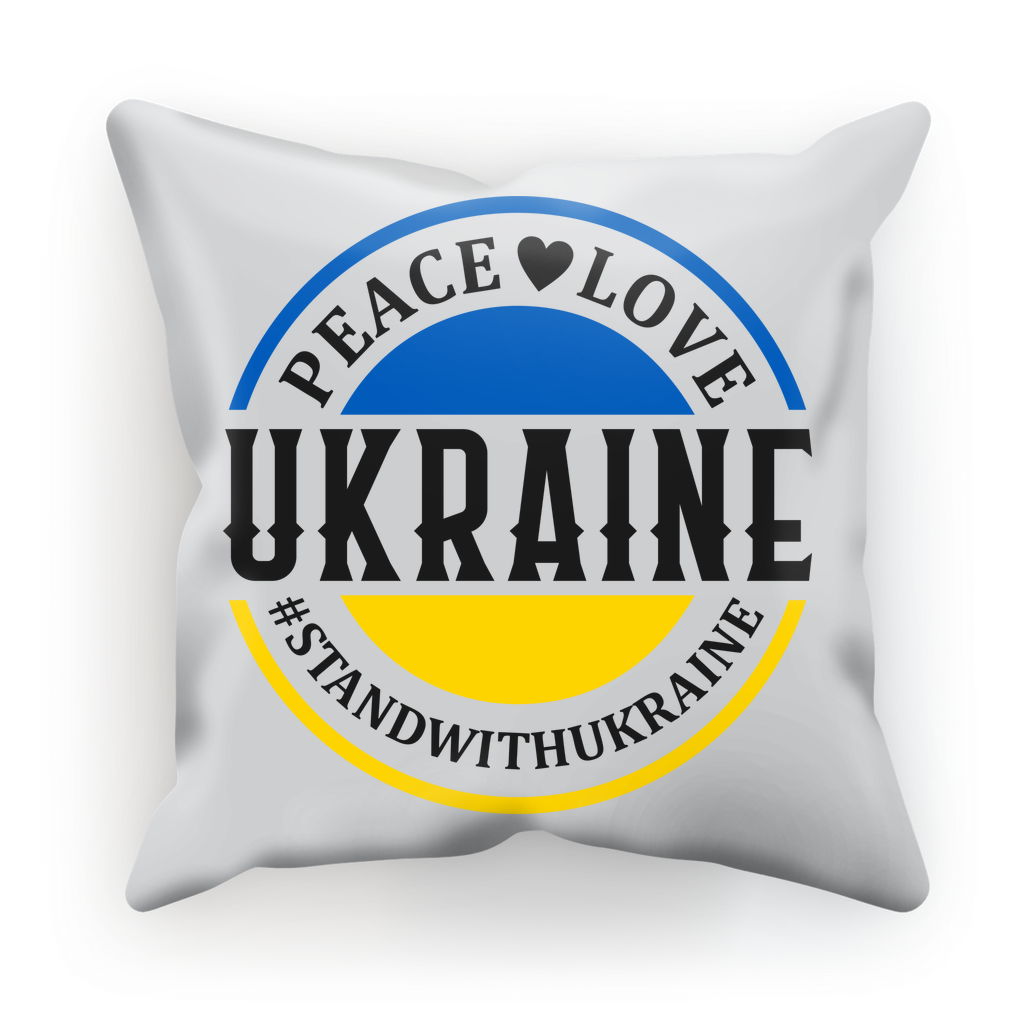 STAND WITH UKRAINE Sublimation Cushion Cover - DirectlyPersonalised