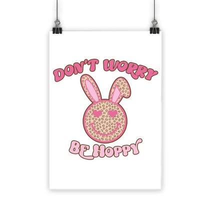 Don't worry be 'happy' Classic Poster - DirectlyPersonalised