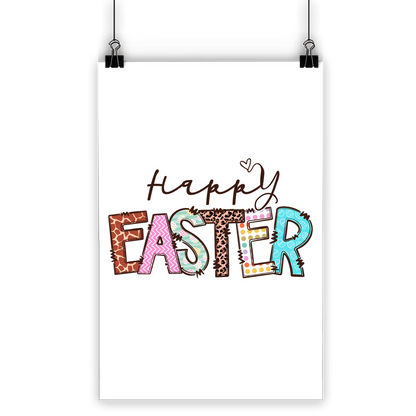 Happy Easter Classic Poster - DirectlyPersonalised