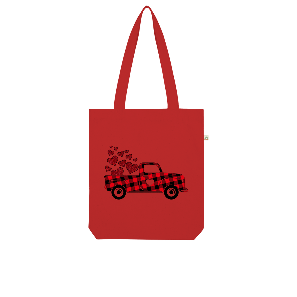 Love Truck Organic Tote Bag - DirectlyPersonalised