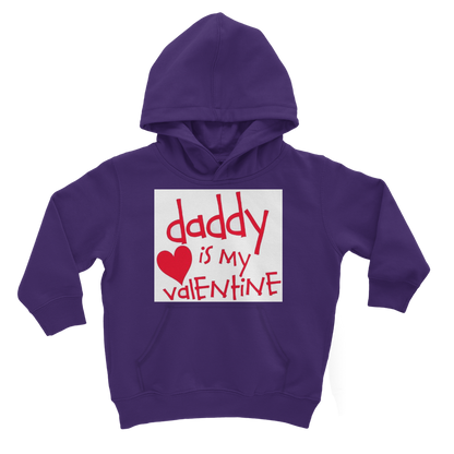 Daddy's my Valentine Classic Kids Hoodie - DirectlyPersonalised